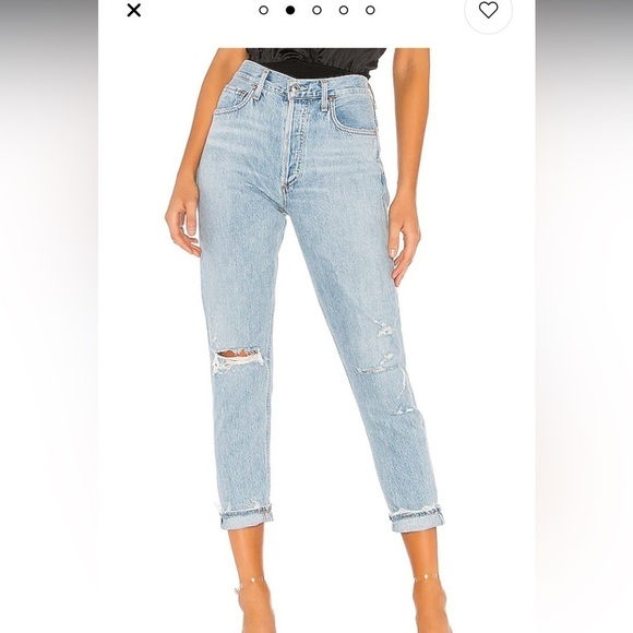 Agolde Jamie High Rise Classic - Picture 1 of 8